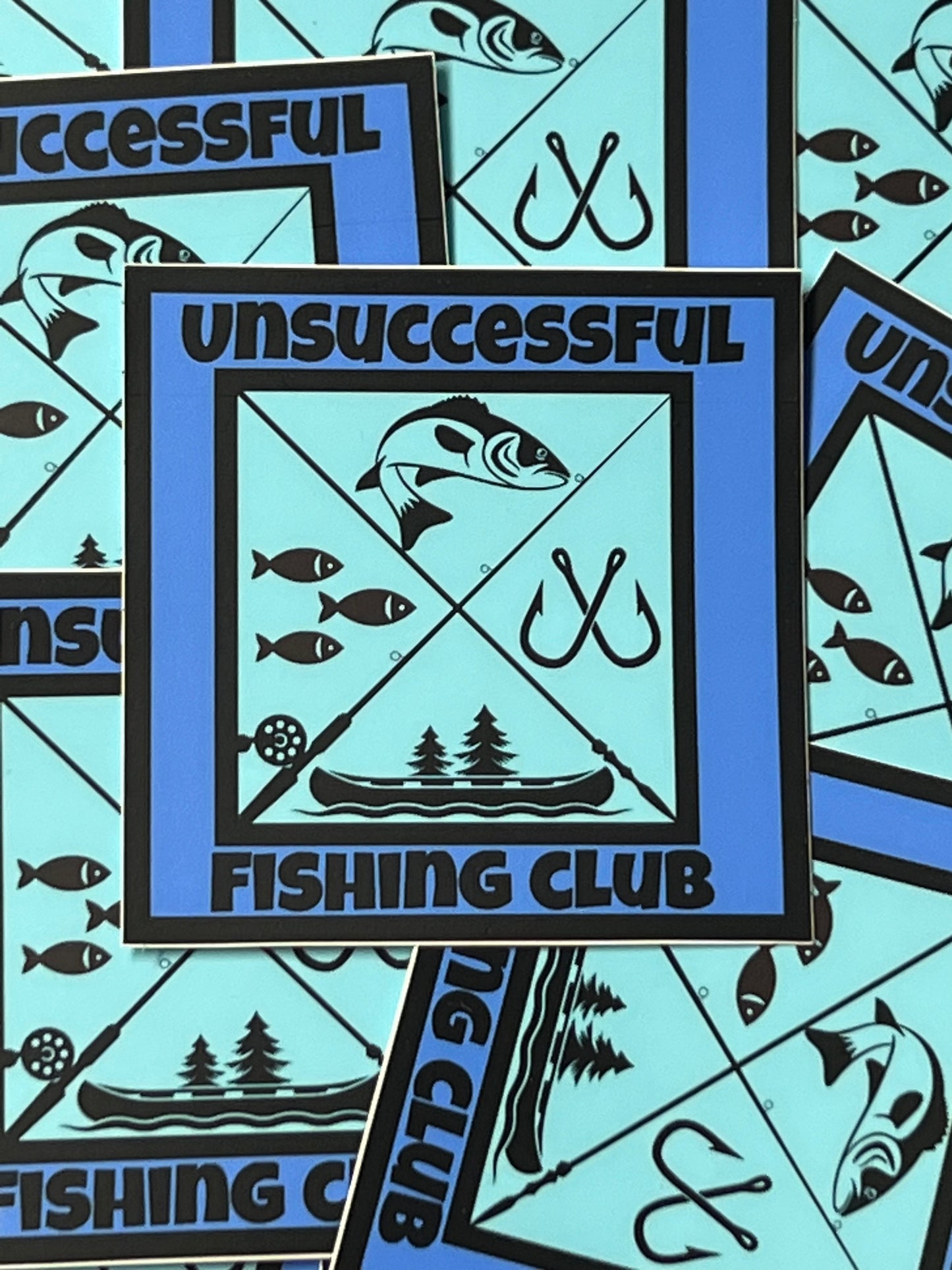 Unsuccessful Fishing Club Sticker