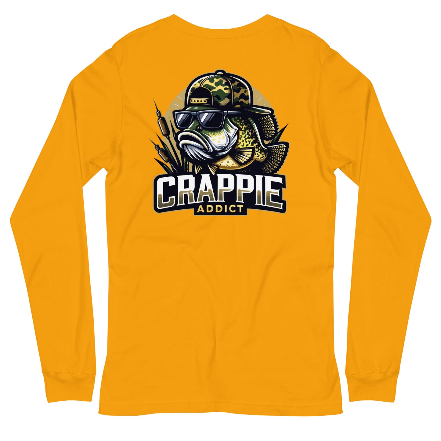 Crappie Addict Long Sleeve T Shirt