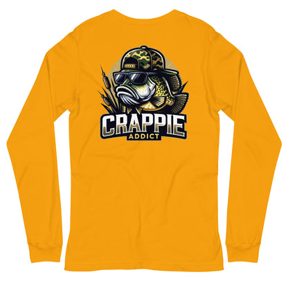 Crappie Addict Long Sleeve T Shirt