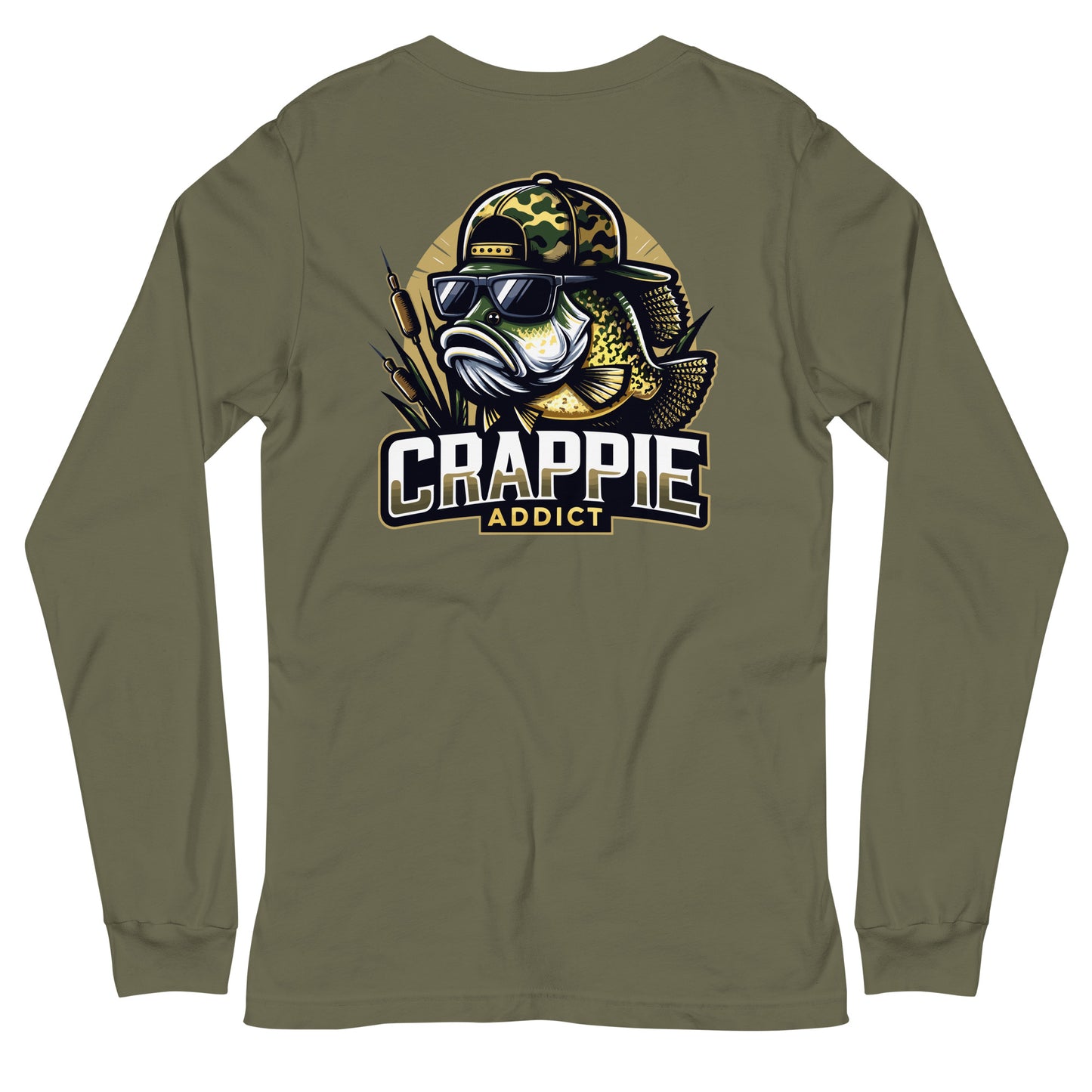 Crappie Addict Long Sleeve T Shirt