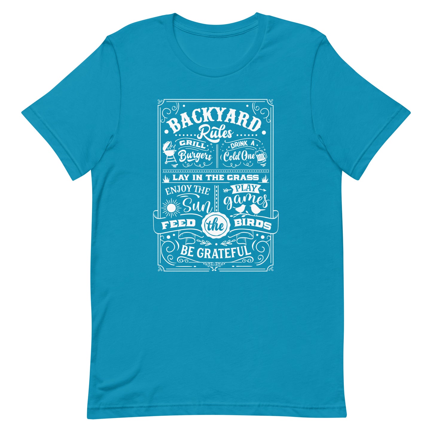 Backyard Rules T Shirt