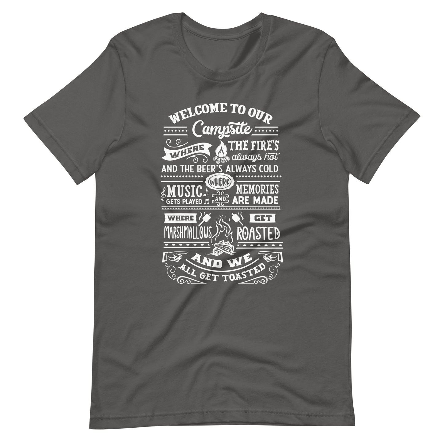 Welcome to our Campsite T Shirt