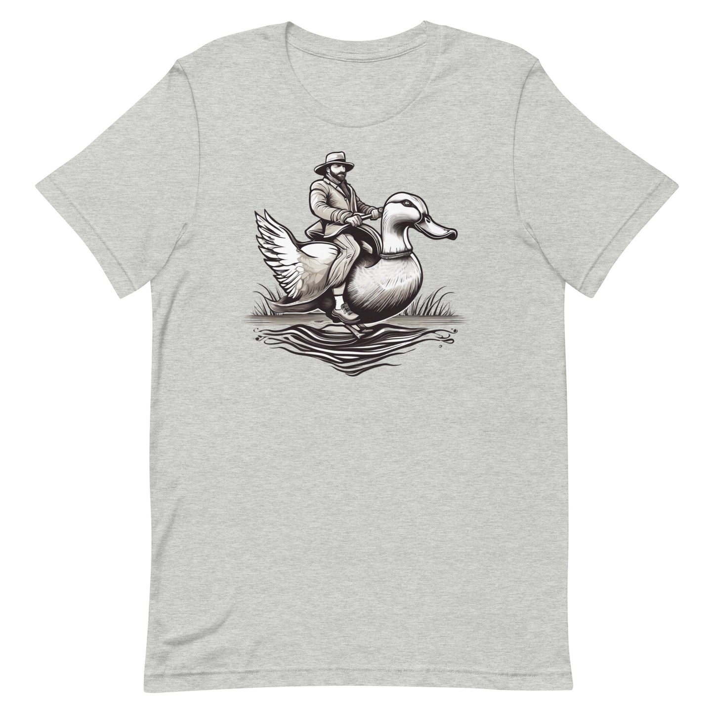 Man Riding Duck T shirt