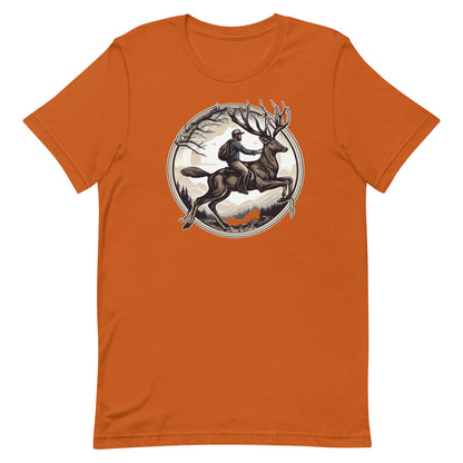 Man Riding Deer T Shirt