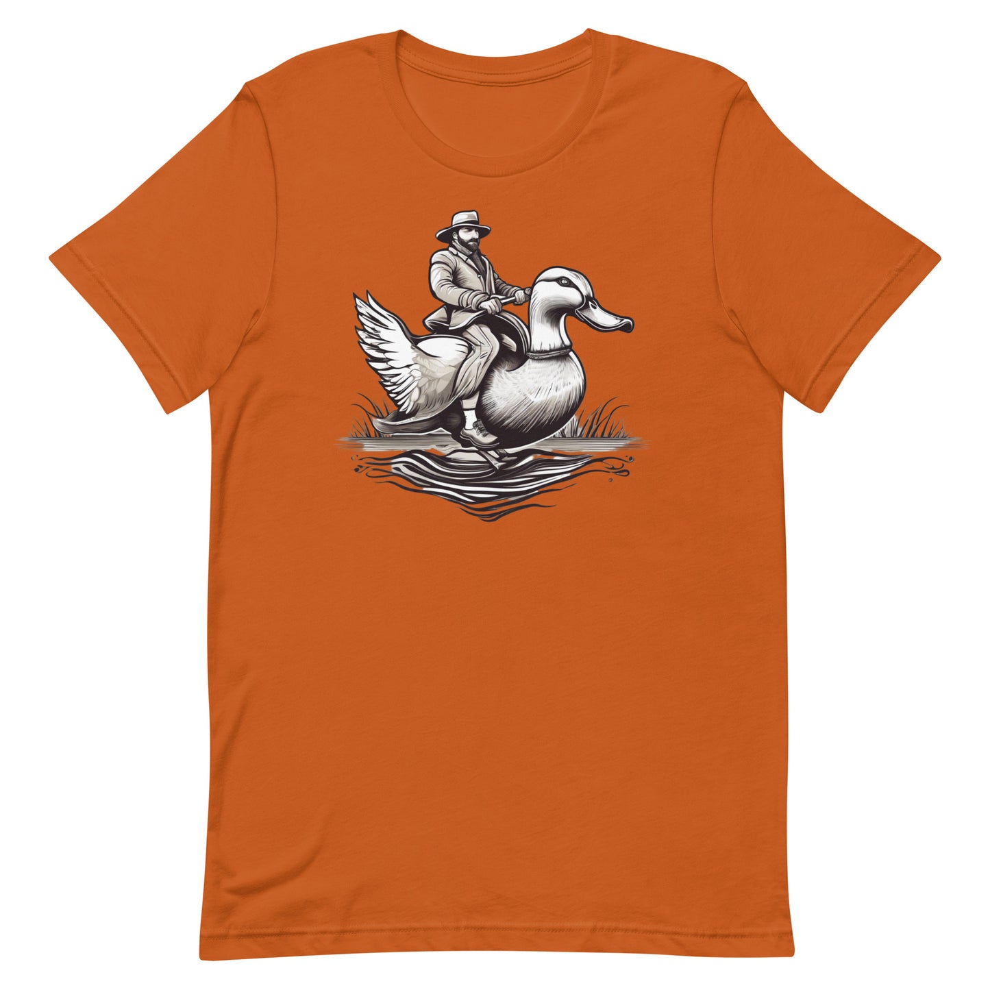 Man Riding Duck T shirt