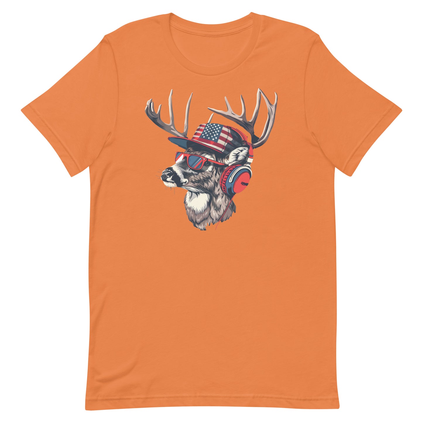 Red White and Buck T Shirt