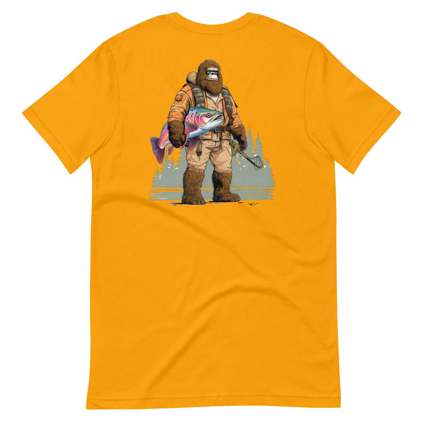 Bigfoot Salmon T Shirt