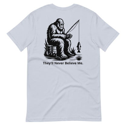 Bigfoot Fishing T Shirt