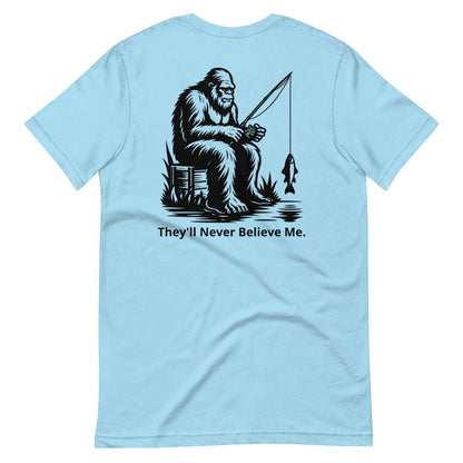 Bigfoot Fishing T Shirt