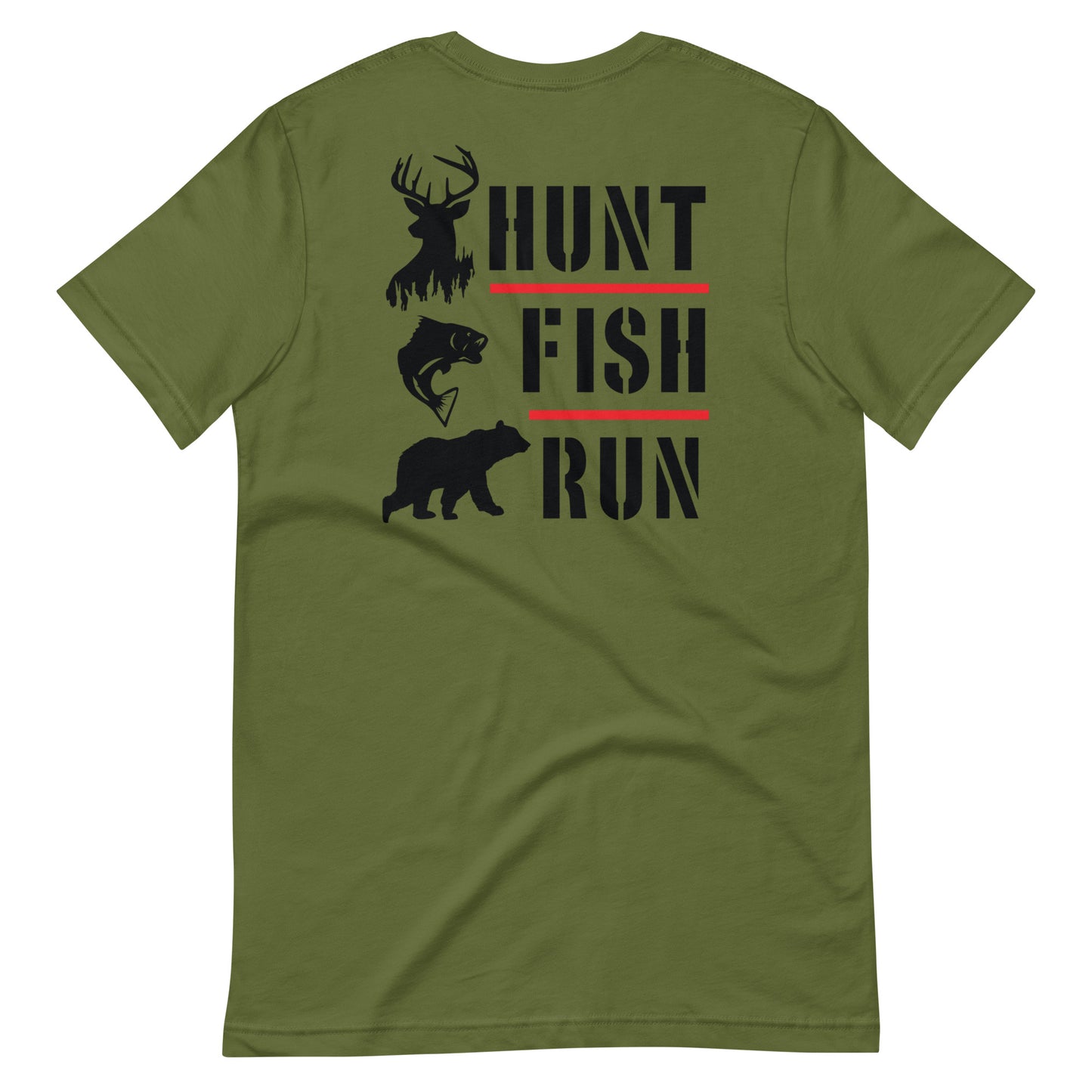 Hunt Fish Run T Shirt