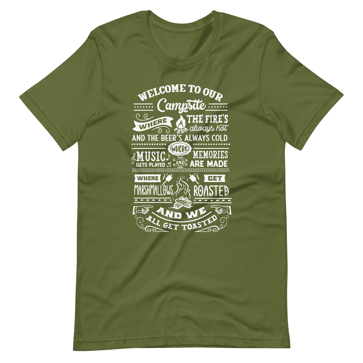 Welcome to our Campsite T Shirt