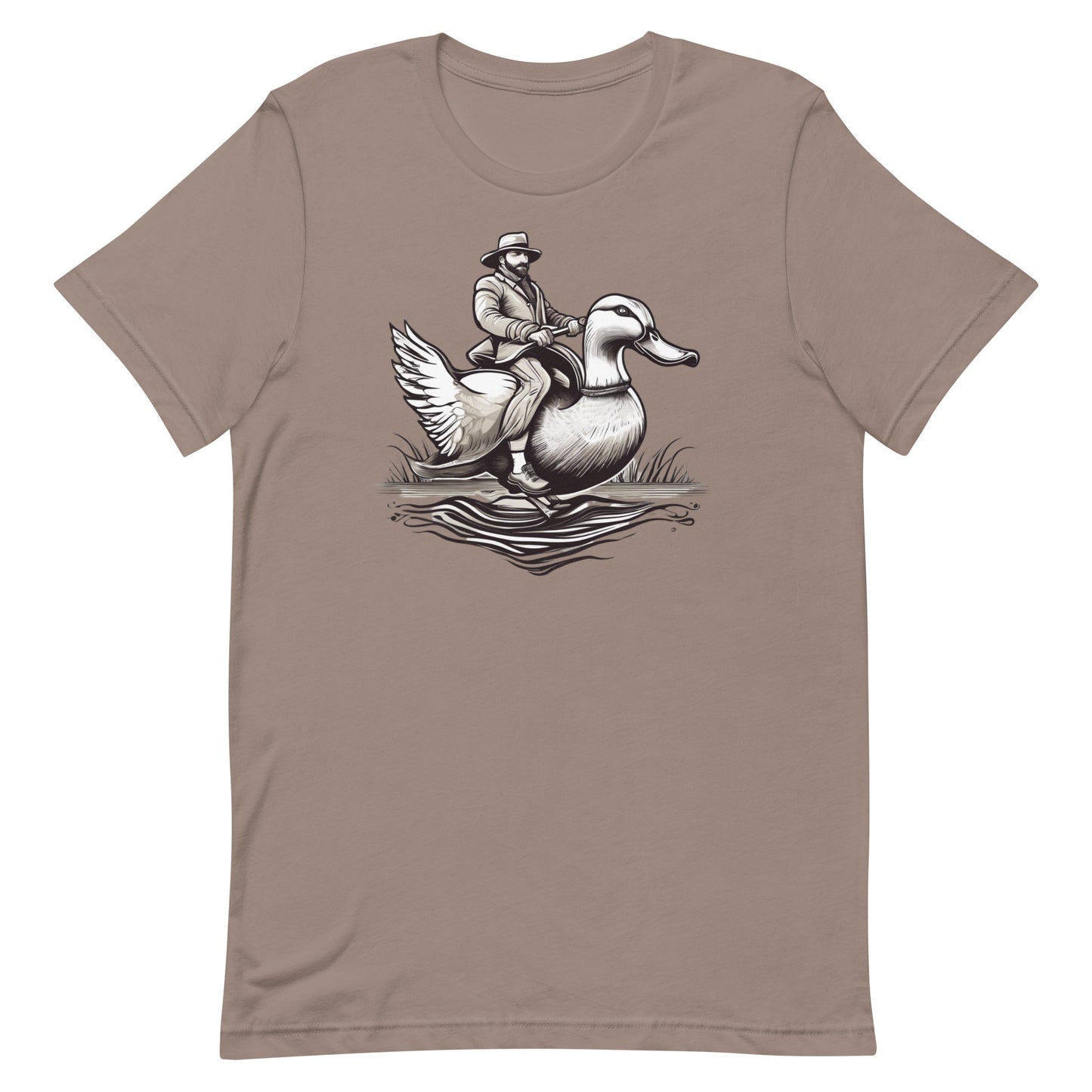 Man Riding Duck T shirt