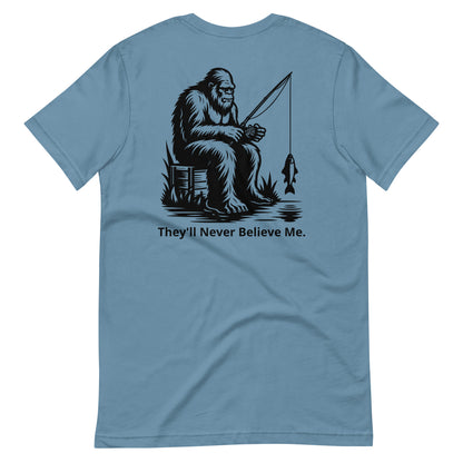 Bigfoot Fishing T Shirt