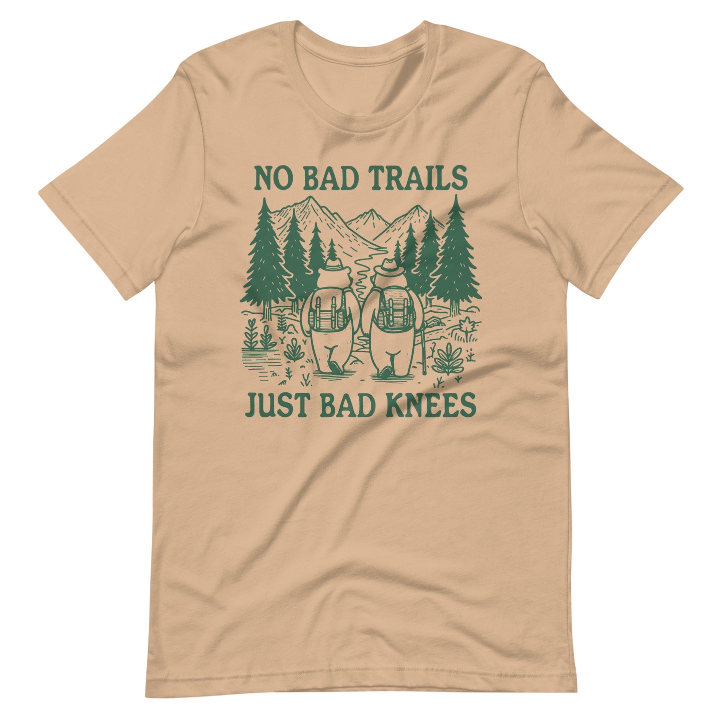 No Bad Trails Just Bad Knees T Shirt