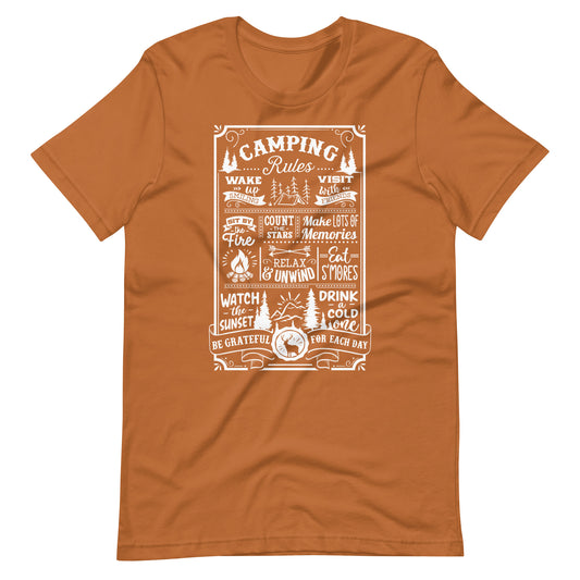 Camping Rules T Shirt