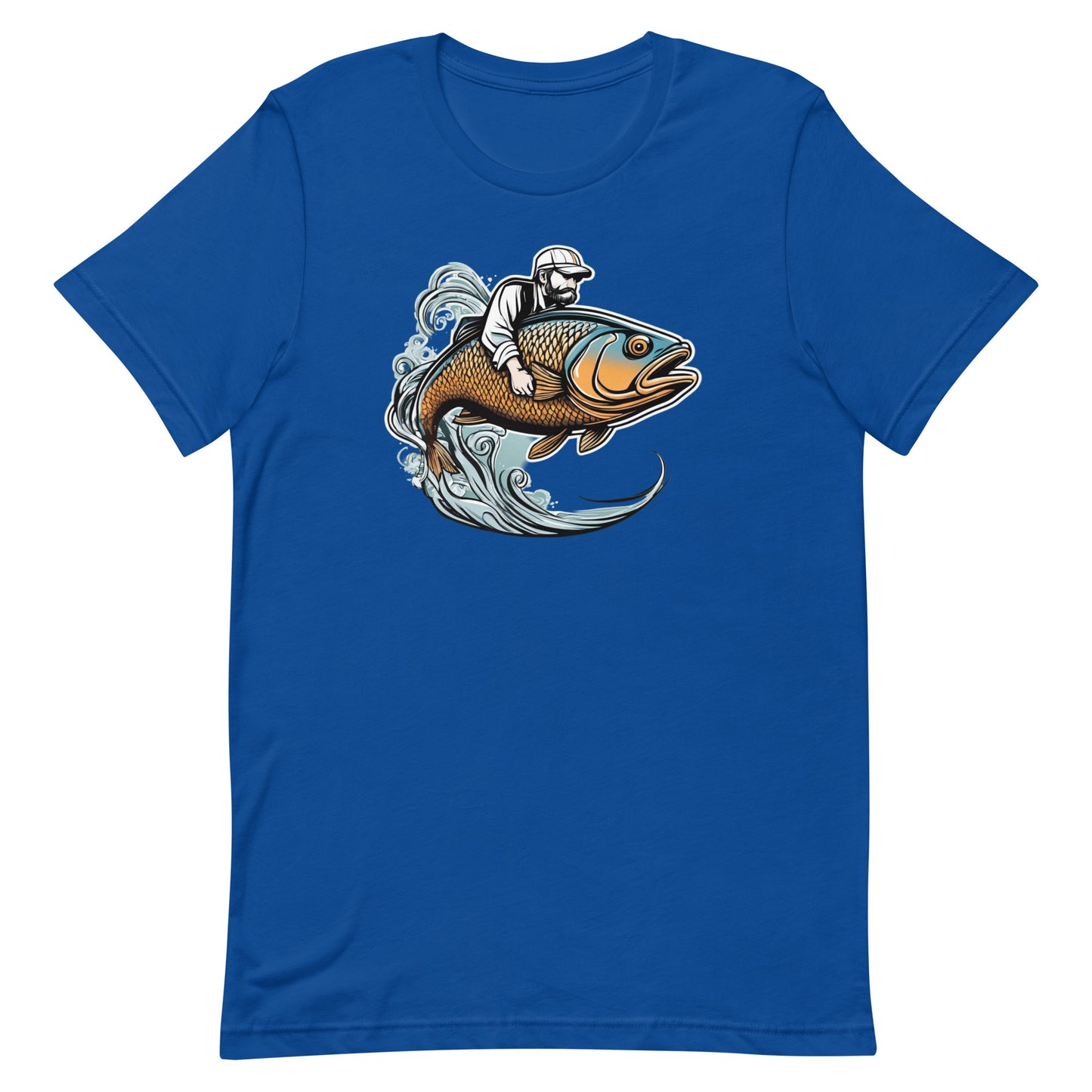 Man Riding Fish T Shirt