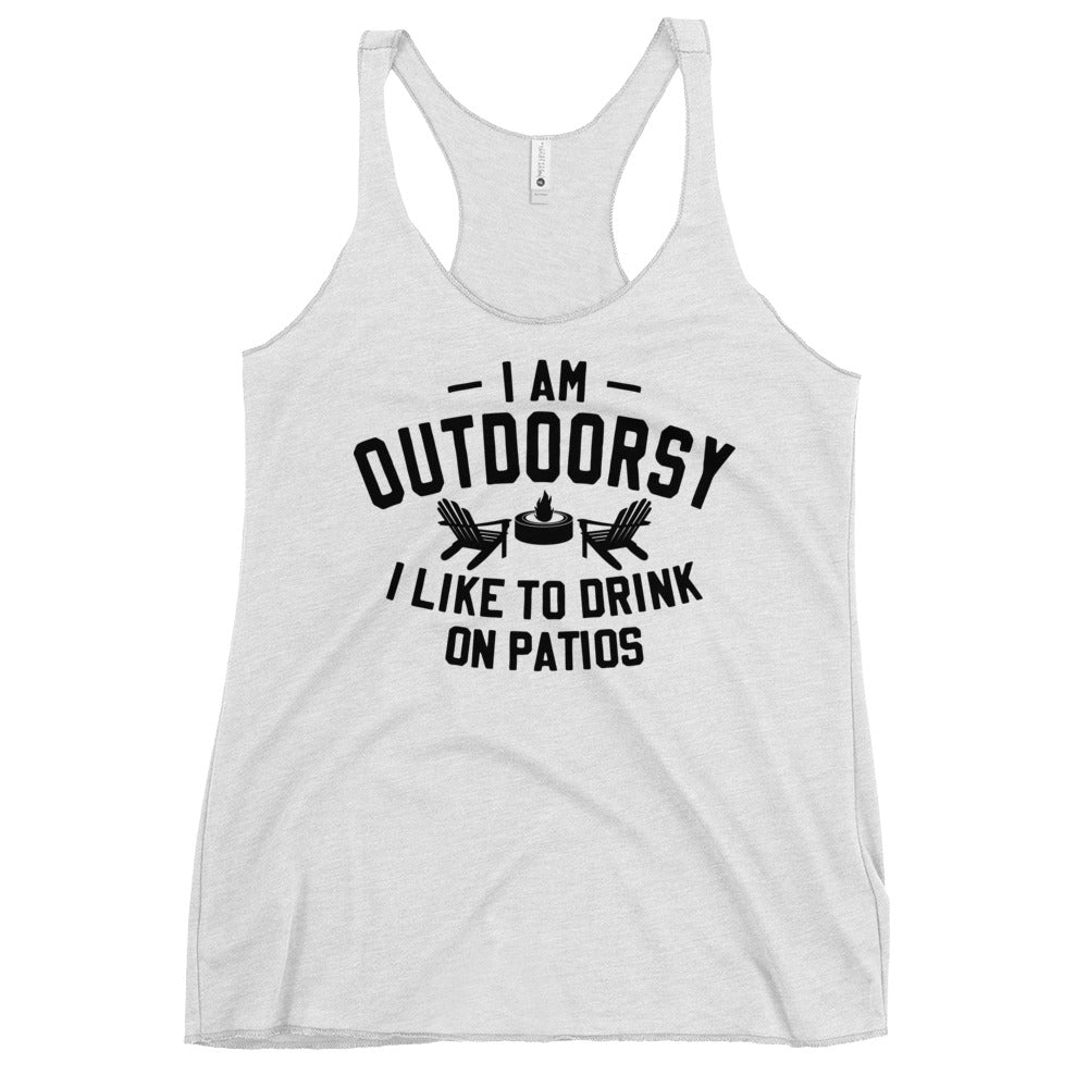 I am outdoorsy tank top