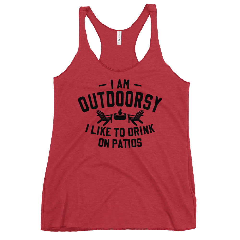 I am outdoorsy tank top