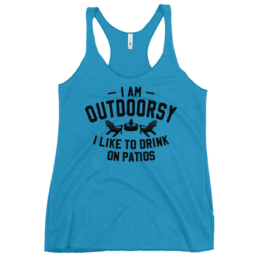 I am outdoorsy tank top